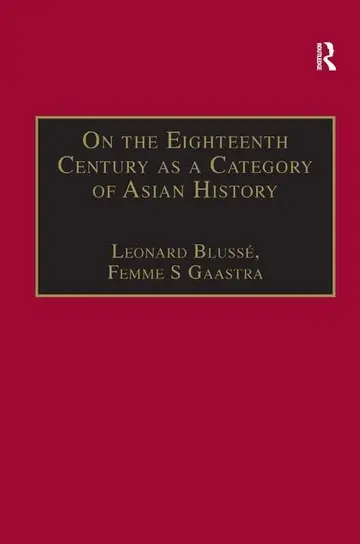 Cover of On the Eighteenth Century as a Category of Asian History