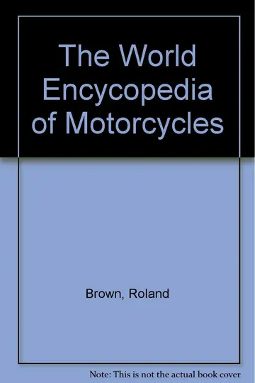 Cover of The World Encycopedia of Motorcycles
