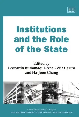 Cover of Institutions and the Role of the State