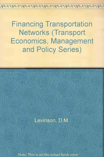 Cover of Financing Transportation Networks