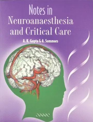 Cover of Notes in Neuroanaesthesia and Critical Care