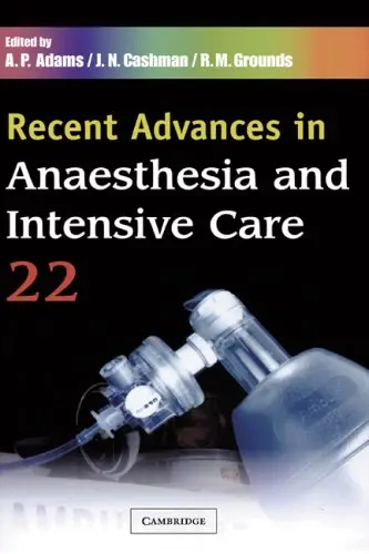 Cover of Recent Advances in Anaesthesia and Intensive Care