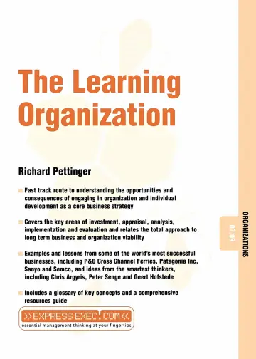Cover of The Learning Organization (Express Exec) 1