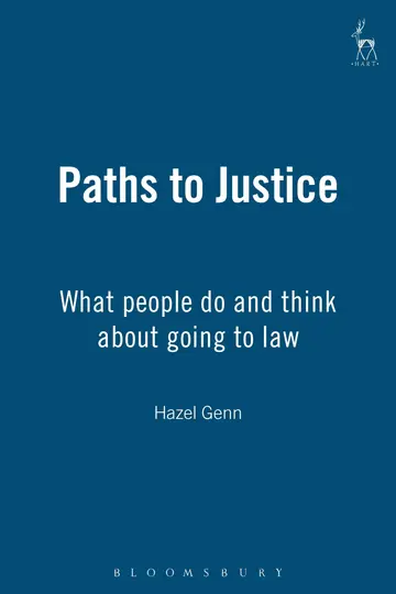 Cover of Paths to Justice