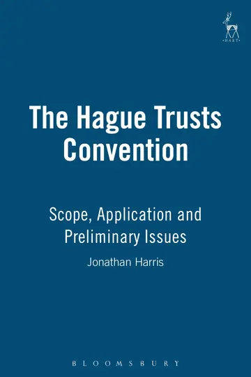 Cover of The Hague Trusts Convention