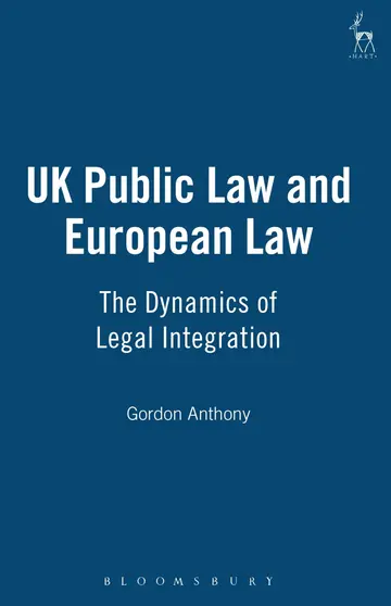 Cover of UK Public Law and European Law