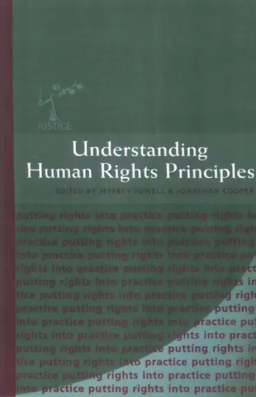 Cover of Understanding Human Rights Principles