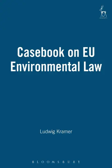 Cover of Casebook on EU Environmental Law