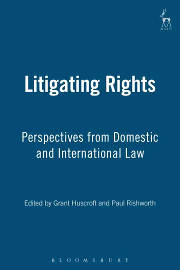 Cover of Litigating Rights