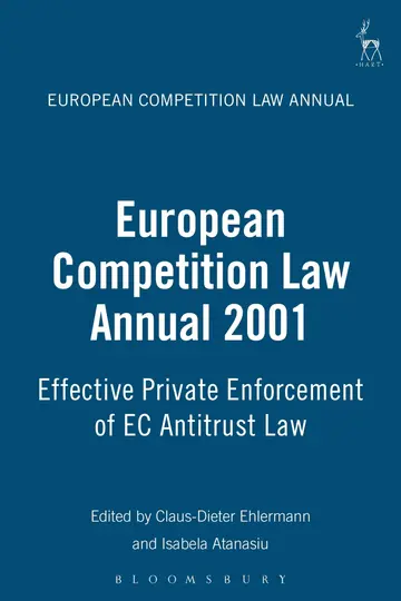Cover of European Competition Law Annual 2001