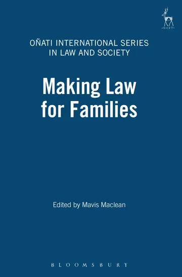 Cover of Making Law for Families