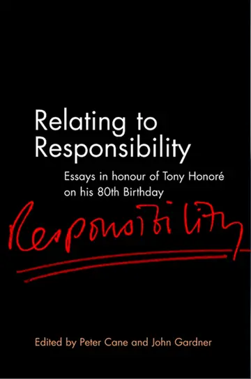 Cover of Relating to Responsibility