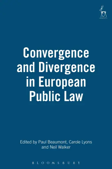 Cover of Convergence and Divergence in European Public Law