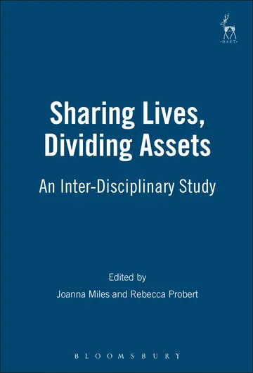 Cover of Sharing Lives, Dividing Assets