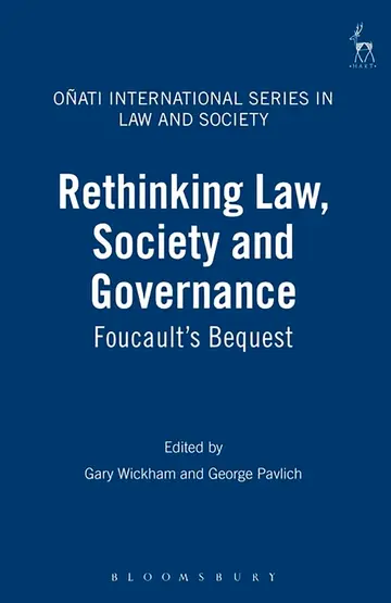 Cover of Rethinking Law, Society and Governance
