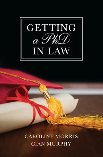 Cover of Getting a PhD in Law