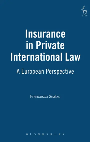 Cover of Insurance in Private International Law