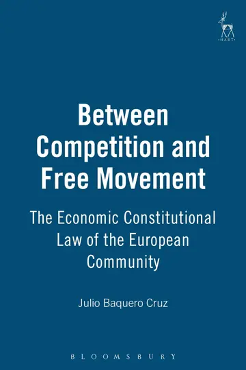 Cover of Between Competition and Free Movement