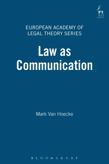 Cover of Law as Communication
