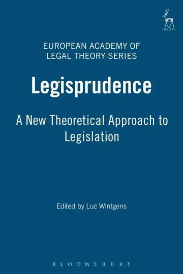 Cover of Legisprudence