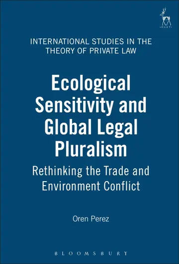 Cover of Ecological Sensitivity and Global Legal Pluralism