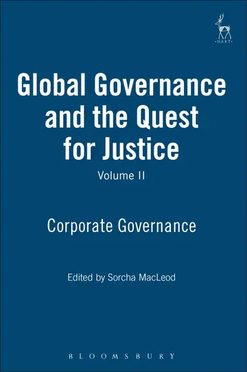 Cover of Global Governance and the Quest for Justice - Volume II