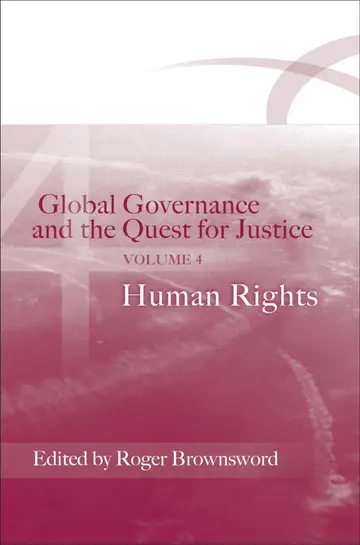 Cover of Global Governance and the Quest for Justice - Volume IV