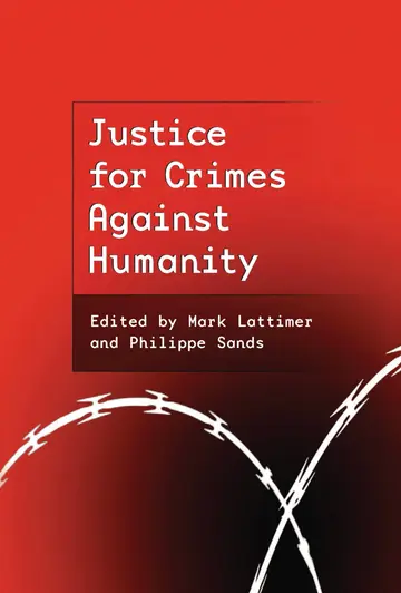 Cover of Justice for Crimes Against Humanity