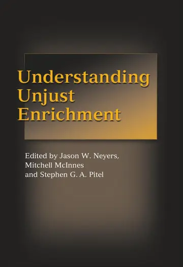 Cover of Understanding Unjust Enrichment
