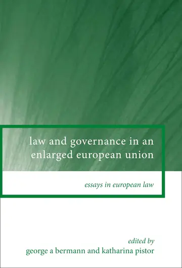 Cover of Law and Governance in an Enlarged European Union