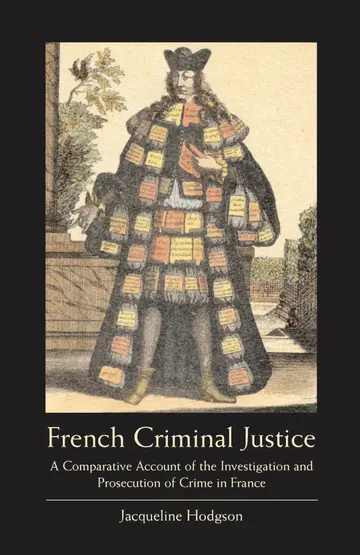 Cover of French Criminal Justice