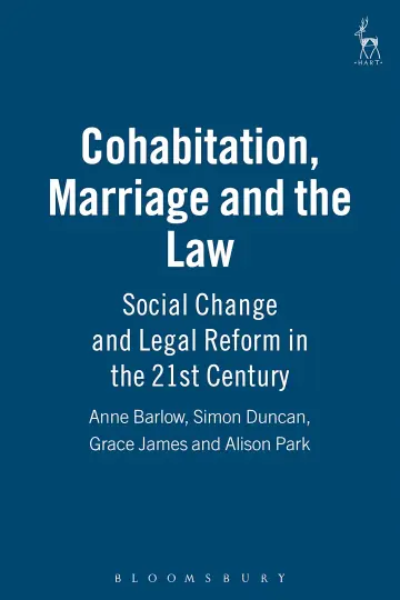 Cover of Cohabitation, Marriage and the Law