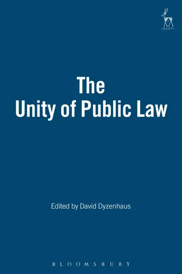 Cover of The Unity of Public Law
