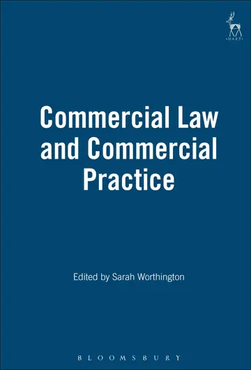 Cover of Commercial Law and Commercial Practice