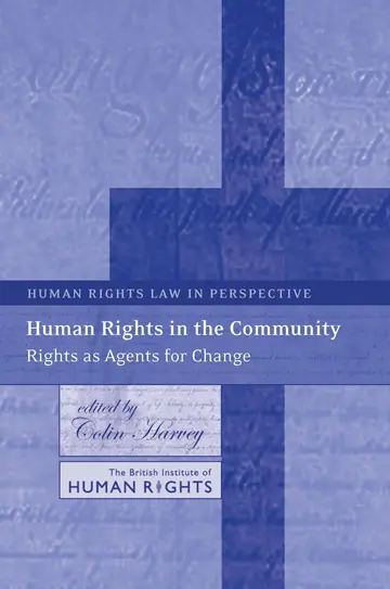 Cover of Human Rights in the Community