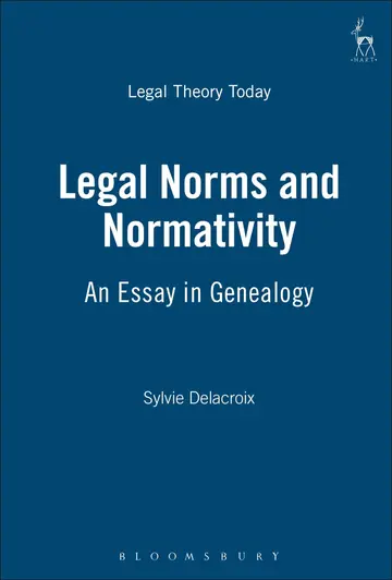 Cover of Legal Norms and Normativity