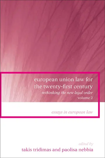 Cover of European Union Law for the Twenty-First Century