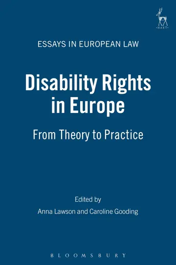 Cover of Disability Rights in Europe