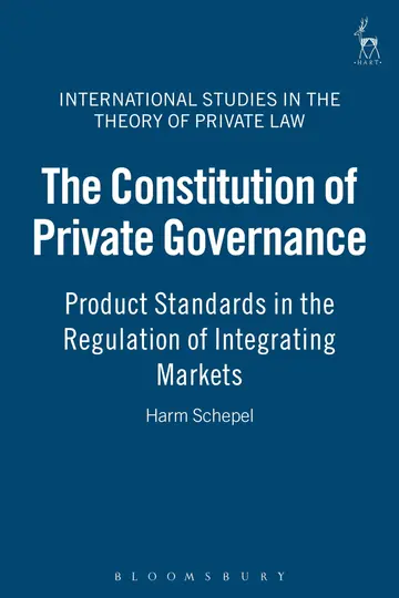 Cover of The Constitution of Private Governance