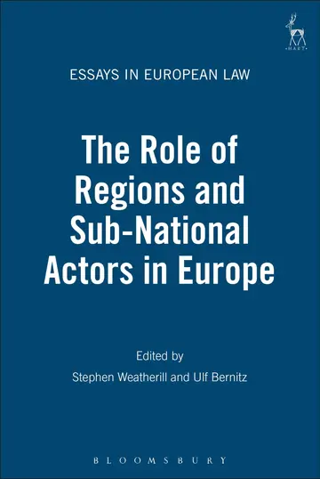 Cover of The Role of Regions and Sub-National Actors in Europe