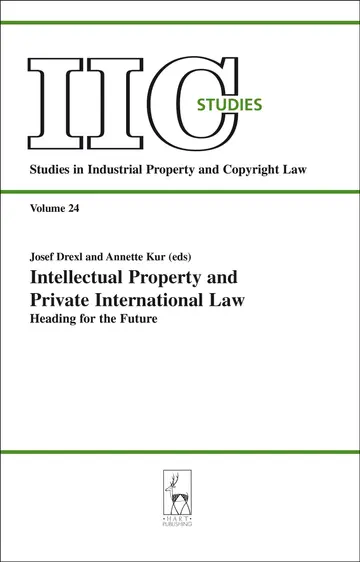Cover of Intellectual Property and Private International Law