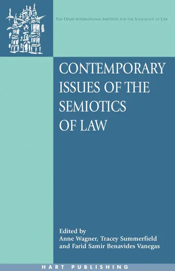 Cover of Contemporary Issues of the Semiotics of Law