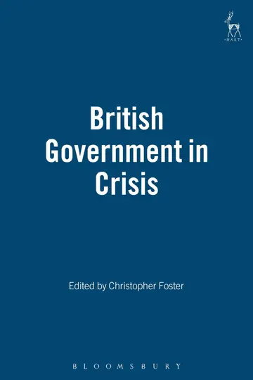 Cover of British Government in Crisis