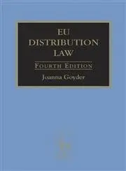 Cover of EU Distribution Law