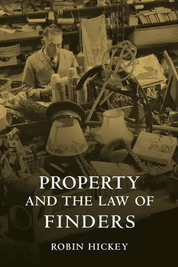 Cover of Property and the Law of Finders