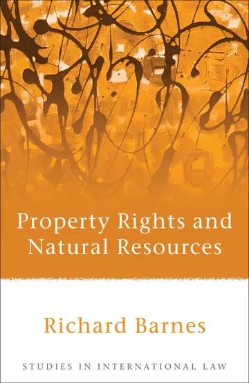 Cover of Property Rights and Natural Resources