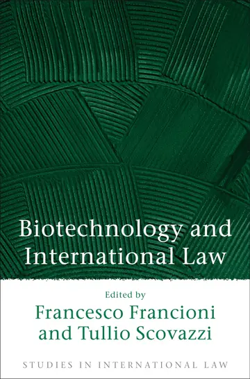 Cover of Biotechnology and International Law