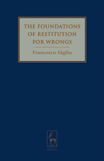 Cover of The Foundations of Restitution for Wrongs