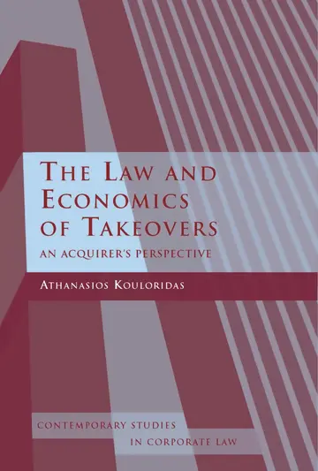Cover of The Law and Economics of Takeovers