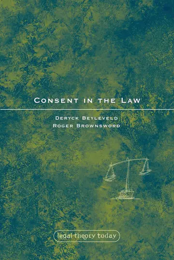 Cover of Consent in the Law